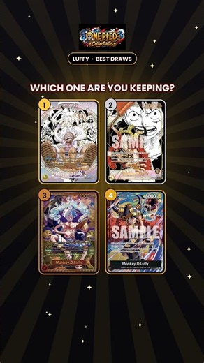 LUFFY BEST CARDS 😳 THE GOLD CREW IS $18,235 #onepiececardgame #optcg #shorts #op17 #luffy #tcg