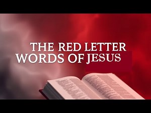 Red Letters Words of Jesus Christ : The Red Letters That Will Change Your Life #TeachingsOfJesus