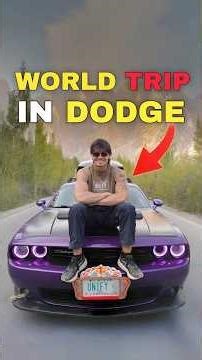 Travelling the World in Dodge Challenger! #supercars #roadtrip
