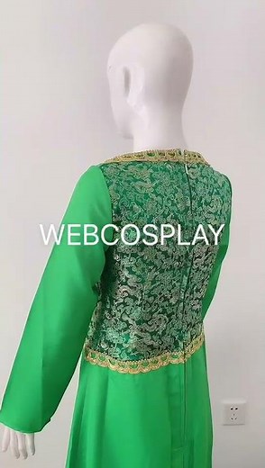 Movie Shrek Princess Fiona Dress Cosplay Costume