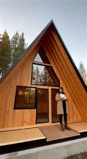 A-Frame Tiny House Time-Lapse #TinyHouse #AFrameHouse ##Construction #HomeTransformation