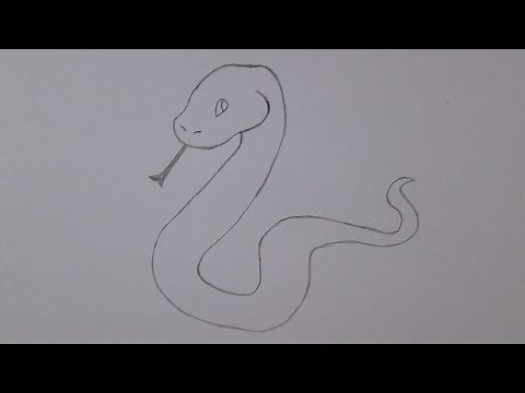 Como desenhar uma cobra