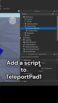 How to Create Teleportation Pads in Roblox TUTORIAL #roblox #tutorial #robloxshorts