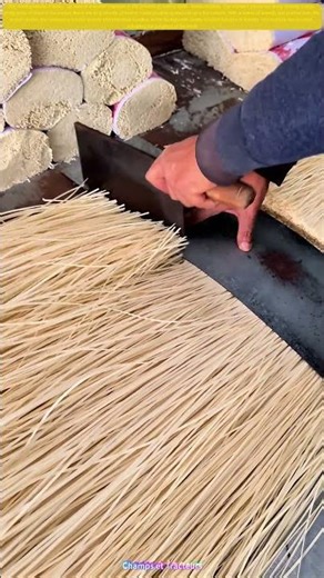 Cutting Hand - made Noodles: A Glimpse into Traditional Food Craftsmanship
