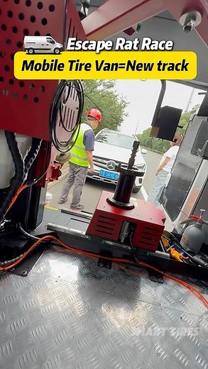 Full mobile tire van conversion and system install!Customization available… #mobiletireservice