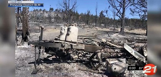 Destructive Wickiup Road Fire west of Post reaches 80% containment