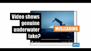 This video was filmed using an upside-down camera trick to create the illusion of a lake