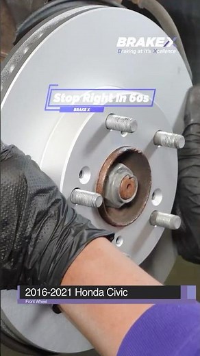 Quick Front Brake Repair Tutorial 2016–2021 Honda Civic Step by Step #brake #brakesystem #HondaCivic