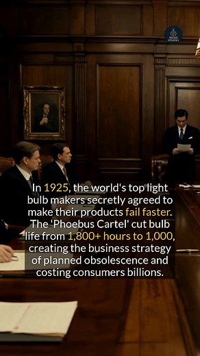 67K views · 180 reactions | The Phoebus Cartel secretly shortened light bulb lifespans for profit, stifling innovation. #history #didyouknow #factsdaily #historical | The Curious Side | Facebook