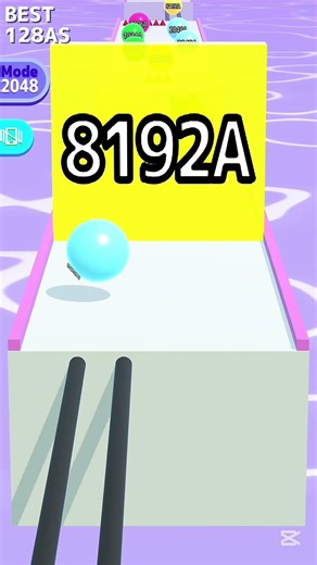 Ball Run 🥎 2048 Infinity Mode New Update Gameplay Part 361