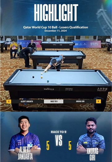 Albert Januarta Defeats Anurag Giri at Qatar World Cup