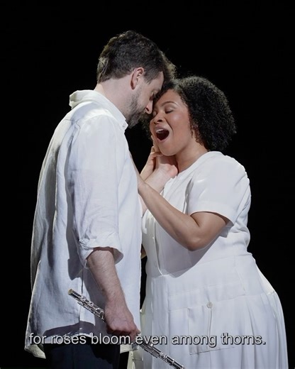 What a dreamy pair of voices!😍 Soprano Golda Schultz and tenor Ben Bliss are a perfect pair as Pamina and Tamino in Mozart’s Die Zauberflöte. Enjoy this clip of Schultz and Bliss singing an excerpt from Pamina and Tamino’s Act II duet in the final dress rehearsal of Simon McBurney’s celebrated production. Evan Rogister conducts. Die Zauberflöte is on stage through April 26. Book your tickets: bit.ly/3M0NRIH Videography by Neville Braithwaite / Met Opera #MetOpera #Singing #ClassicalMusic #Opera