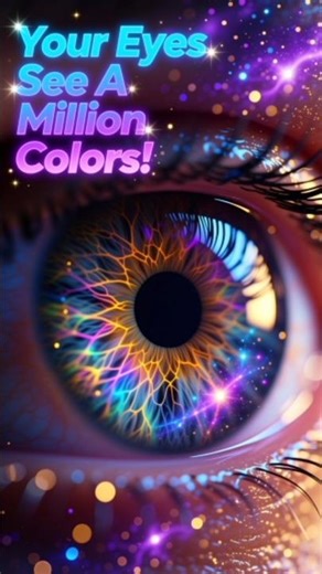 Your Eyes See A Million Colors! #shorts #facts
