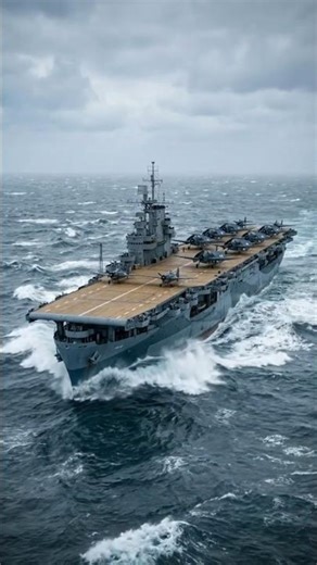 This aircraft carrier was destroyed by a single kamikaze in less than 30 seconds #truestory