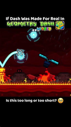 If Dash Was Made For Real in GD World #geometrydash