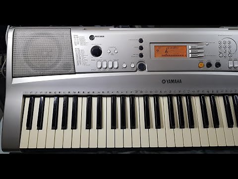 YAMAHA PSR-e313 (DEMO songs) part 1/3