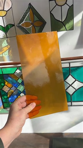 Lucent Glass on Instagram: "✨ Popular sandblasted colours are back in stock! We sandblast transparent art glass right here in-store using our 60-gallon compressor and cabinet setup to create these beautiful sheets. #stainedglass"