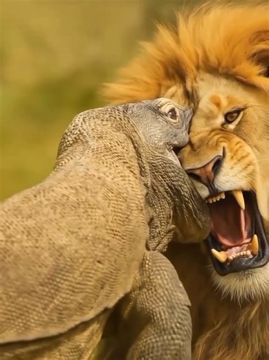 Comodo and lion who win? #comodo #lion