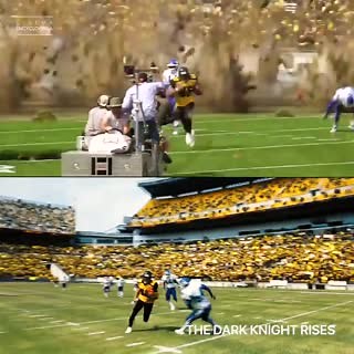 20K views · 291 reactions | Behind the scenes of ‘The Dark Knight Rises.’ The filming location for Gotham City Stadium was Heinz Field in Pittsburgh, Pennsylvania. • via Instagram.com/cinema.encyclopedia | FilmFreeway | Facebook
