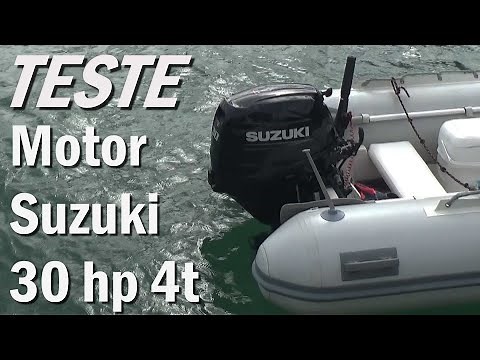 We tested the 30 hp 4-stroke Suzuki outboard motor - Minuto Náutico - Marcio Dottori - Video 365