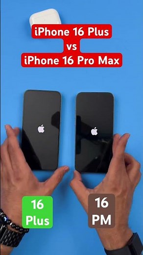 iPhone 16 Plus vs iPhone 16 Pro Max Comparison