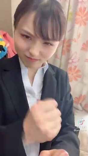 TikTok 美人olの手こき