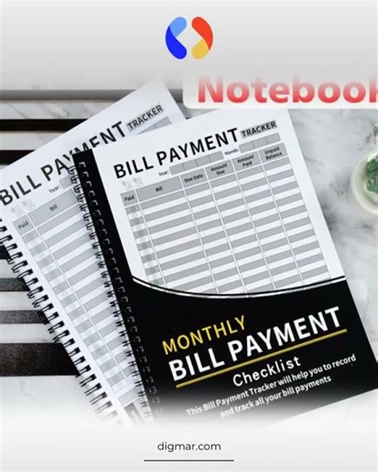 Monthly Bill Payment Organizer Book