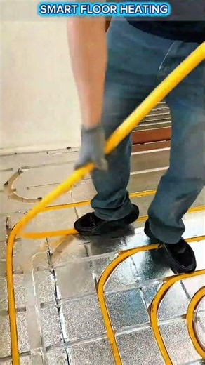 Underfloor Heating Installation Process.