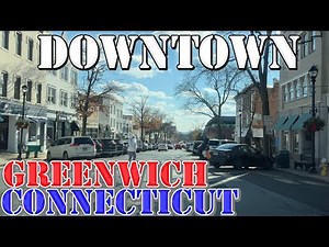 Greenwich - Connecticut - 4K Downtown Drive