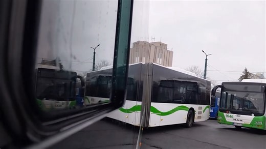 Articulated bus reversing#铰接式倒车
