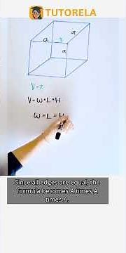 Calculate Cube Volume with Edge 3 cm: Simple Formula! #Math #Cuboids #Cubes