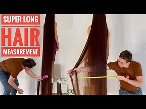Real Life Rapunzel super long hair measurement. Preview