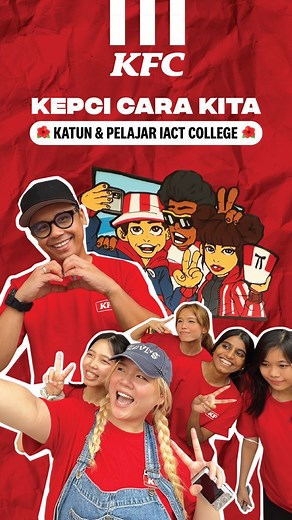 Gempak kan? 🤩 Check out behind the scenes mural KFC Cara Kita bersama Katun dan pelajar-pelajar IACT College! 🇲🇾 ❤ Nak tengok mural-mural daripada artis lokal yang lain? Klik sini https://kfc.com.my/kepcicarakita #Kepci #KFCCaraKita | KFC