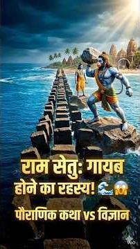 आखिर राम सेतु अचानक गायब कैसे हो गया? 🌊😱🚩 #facts