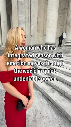 Rachel Scheer, BS Dietetics, Certified Functional Medicine on Instagram: "A woman who has integrated reason with emotion moves through the world in quiet, undeniable power. She doesn’t suppress what she feels. She listens - but without being ruled by it. There was a time in my life when I didn’t know how to do this. My nervous system was constantly dysregulated, and my emotions made decisions for me before I ever had the chance to pause and choose from a conscious place. This showed up in my rel