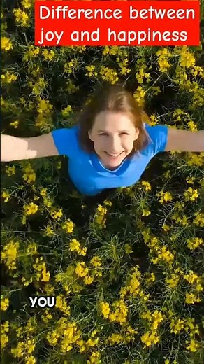 Difference between joy and happiness