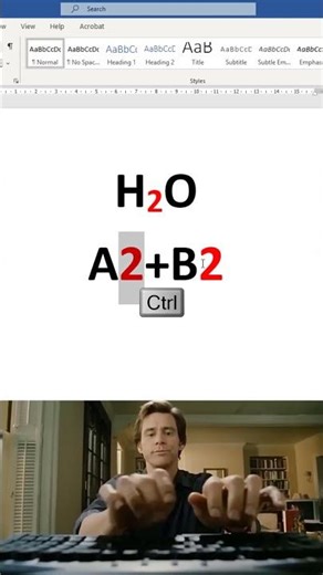 Superscript & Subscript in MS Word 🔥 | Easy Shortcut Trick!