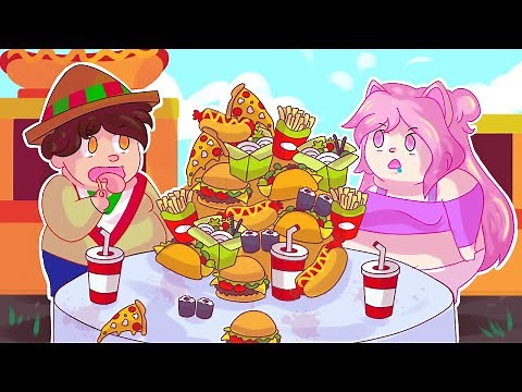 NOS VOLVEMOS LOS MÁS GORDOS DE ROBLOX! 😨🍕 QUE NO TE COMAN!