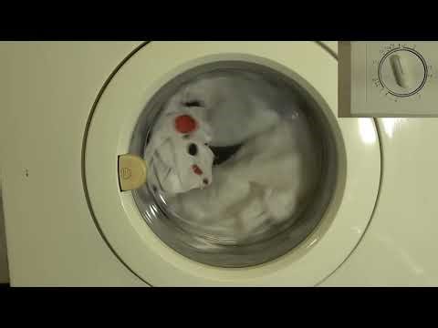 Delicates short slow spin 400rpm + results / Indesit 850W Washing machine