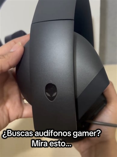 Audífonos Alienware 510H 🎧🔥 Diseño cómodo, micrófono retráctil y conexión USB & AUX 🎮💻 #Alienware #GamingHeadset #AudífonosGamer #SetupGamer #costarica