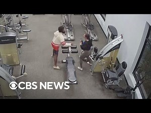 Video shows Florida woman fighting off attacker in apartment complex gym
