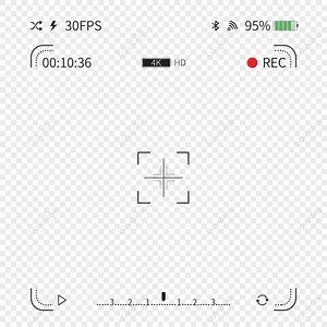 Video Interface Camera Recorder Camera Simulation Page Recording Vintage Camera, Camera Interface, Video Camera, Camera PNG Image Image And Picture For Free Download - Lovepik