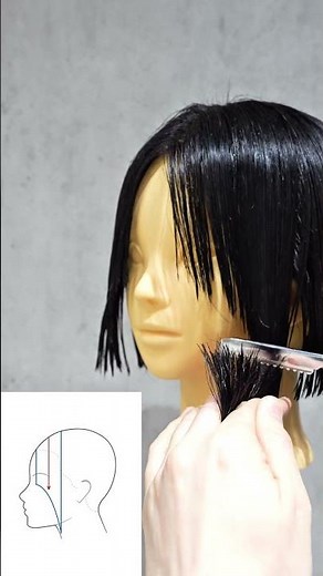 Razor Cut Face-Framing Layers with Diagram ✂️【レザーカット】図解で分かる！柔らかい顔周りの作り方