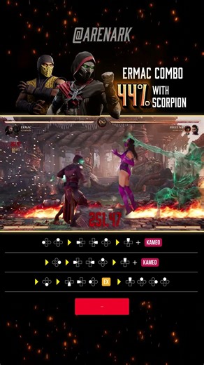 MK1 Ermac 44% EASY Combo Tutorial! 👻