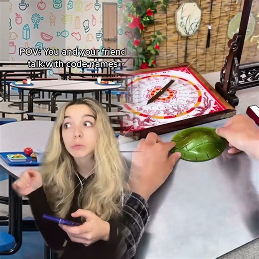 POV you and your friend talk in code names about people in school #friendsbelike #schoolpov #codenam