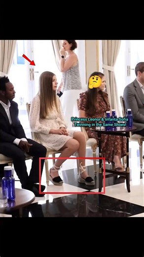 Princess Leonor & Infanta Sofia Twinning in the Same Shoes! 👠✨