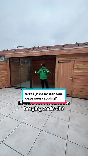 Kosten van luxe overkapping met berging