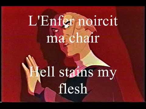 Hellfire (French translated in English) with Lyrics
