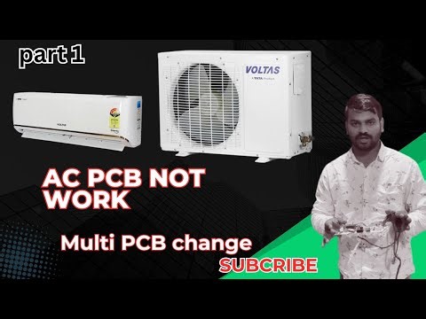 air conditioner not working | how to change PCB board