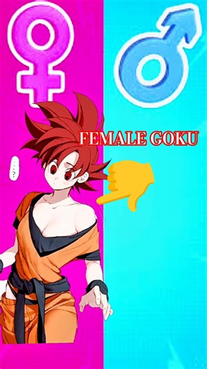 "What If Goku Was a Girl? 😳🔥 | Dragon Ball Gender Swap Edit"